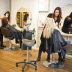 Beauty salon professional renting a booth