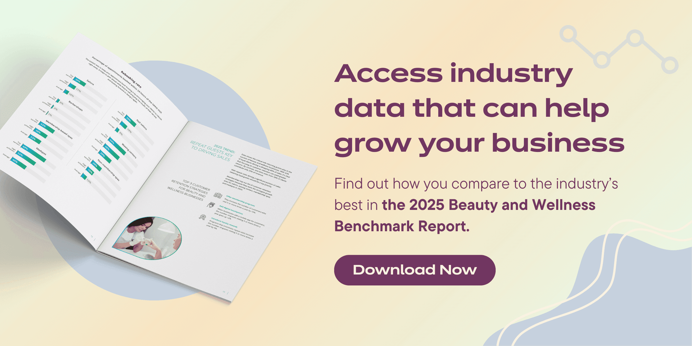 Access industry data that can help grow your business: The 2025 Beauty and Wellness Benchmark Report