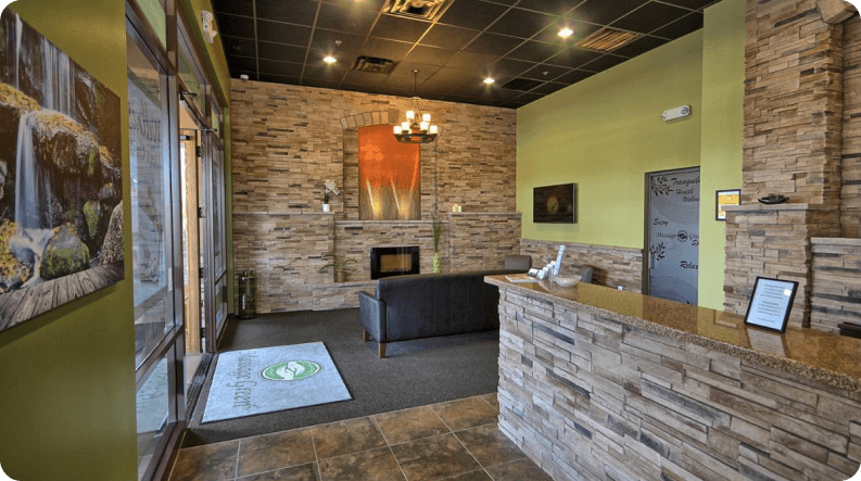 Picture of a spa reception desk representing spa management guide